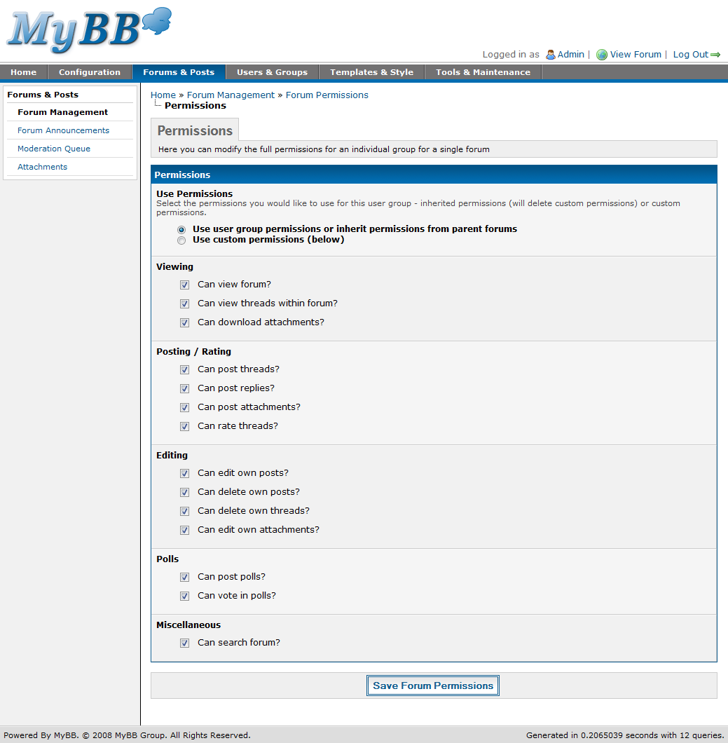 forum management mybb documentation.