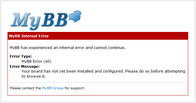 Internal provider error маркет кс. Error 40. Mybb.us. Mybb logo.